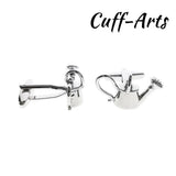 Watering Can Gardeners Cufflinks for Men