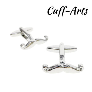 Moustache Cufflink Shirt Tie Clip Set