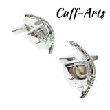 Scuba Diver Mask Cufflinks for Men Gemelos Les Boutons De Manchette