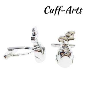 Sports Golf Bag Cufflinks for Men Shirt Cuff links by Cuffarts