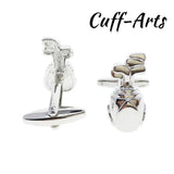 Sports Golf Bag Cufflinks for Men Shirt Cuff links by Cuffarts