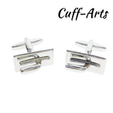 Men's Trowel Cufflinks Novelty Shirt Cufflinks Tie Clip Set