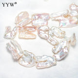 Cultured Biwa Pearl Beads 20-30mm 15 Inch Strand