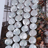 Freshwater Pearl Beads Flat Round Natural 18-20mm Per Strand