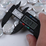 Freshwater Pearl Beads Flat Round Natural 18-20mm Per Strand