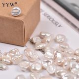 7-11mm Cultured No Hole Freshwater Pearl Beads for Jewelry Making DIY