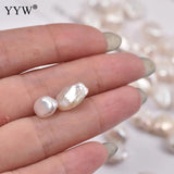7-11mm Cultured No Hole Freshwater Pearl Beads for Jewelry Making DIY