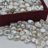 7-11mm Cultured No Hole Freshwater Pearl Beads for Jewelry Making DIY