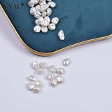 7-11mm Cultured No Hole Freshwater Pearl Beads for Jewelry Making DIY