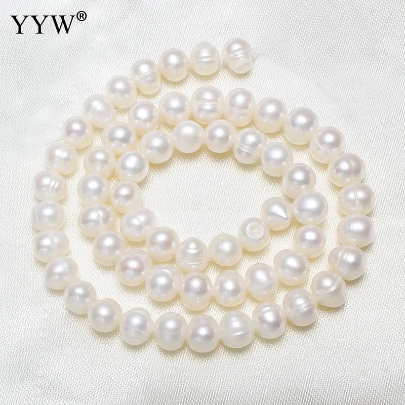 6-7mm Potato Freshwater Pearl Beads 15 Inch Strand