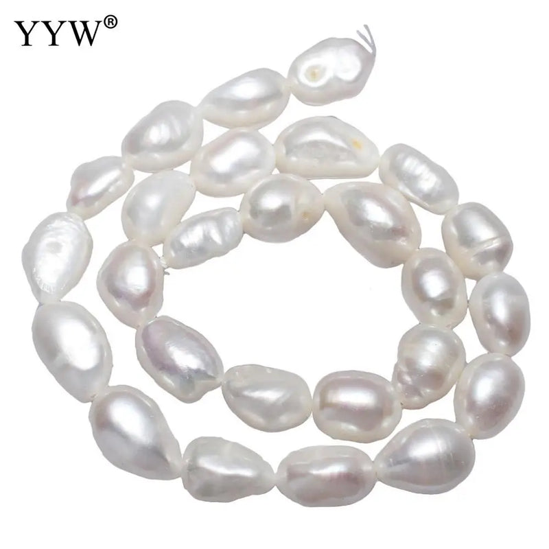 Potato Freshwater Pearl Beads 11-12mm 15 Inch Strand