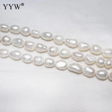 Potato Freshwater Pearl Beads 11-12mm 15 Inch Strand