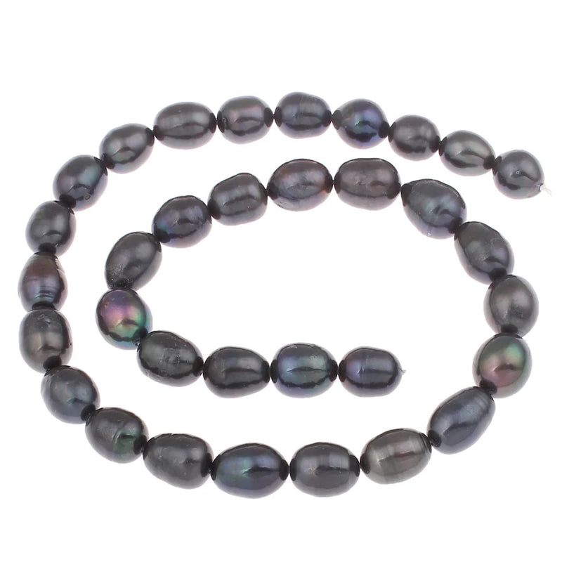 Cultured Rice Freshwater Pearl Beads 10-11mm 15.5 Inch Strand