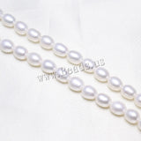 6-7mm Cultured Rice Pearl Beads 15.5" Strand