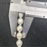 Cultured Rice Freshwater Pearl Beads Tear Drop Rain Drop Water Drop 9x11mm