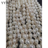 Cultured Rice Freshwater Pearl Beads Tear Drop Rain Drop Water Drop 9x11mm