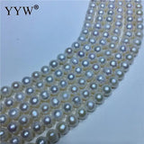 Round Freshwater Pearl Beads 8-9mm DIY Jewelry Making Bulk Beads