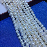 Round Freshwater Pearl Beads 8-9mm DIY Jewelry Making Bulk Beads