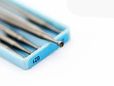 Steel Burs 6Pcs Set 0.5mm-5.0mm Concave Cutters for Jewelry Tools
