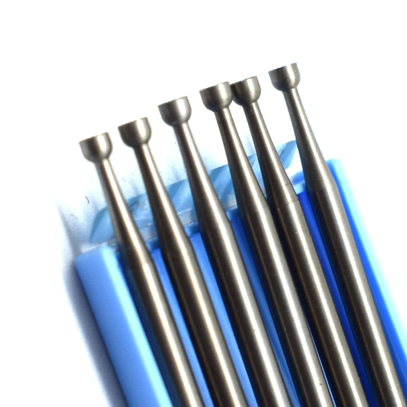 Cup Steel Burs 0.9mm-0.23mm 411# 6Pcs/lot