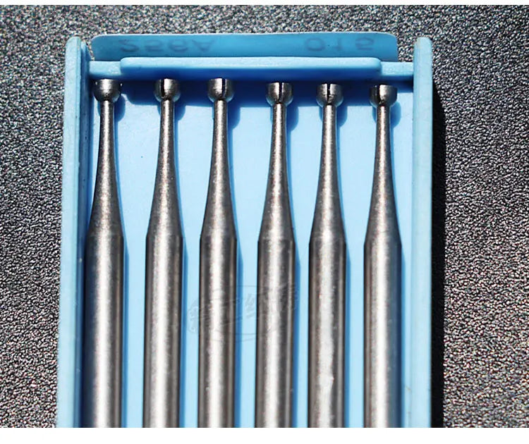 Steel Burs 0.9mm-0.23mm 6Pcs Jewelry Polishing Tool