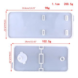 Craft Tumbler Silicone Mold Cup Turner Kit for DIY Epoxy Resin Painting