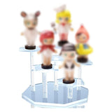 Acrylic Cupcake Stand Jewelry Display Risers Set Removable Shelves