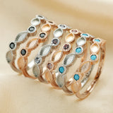 Curved Breast Milk Resin Ring Setting