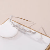 Curves Hair Hoop with Pearls and Crystals for Women