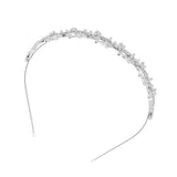 Curves Hair Hoop with Pearls and Crystals for Women
