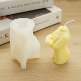 Curvy Women Silicone Mold Holding Babies, DIY Candle and Plaster Molds