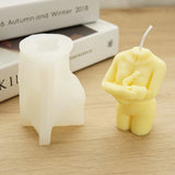Curvy Women Silicone Mold Holding Babies, DIY Candle and Plaster Molds