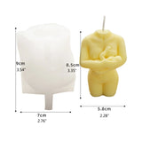 Curvy Women Silicone Mold Holding Babies, DIY Candle and Plaster Molds