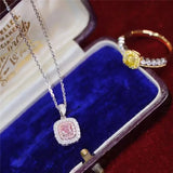 AAAAA Zircon Chocker Necklace 925 Sterling Silver Wedding Engagement Pendants