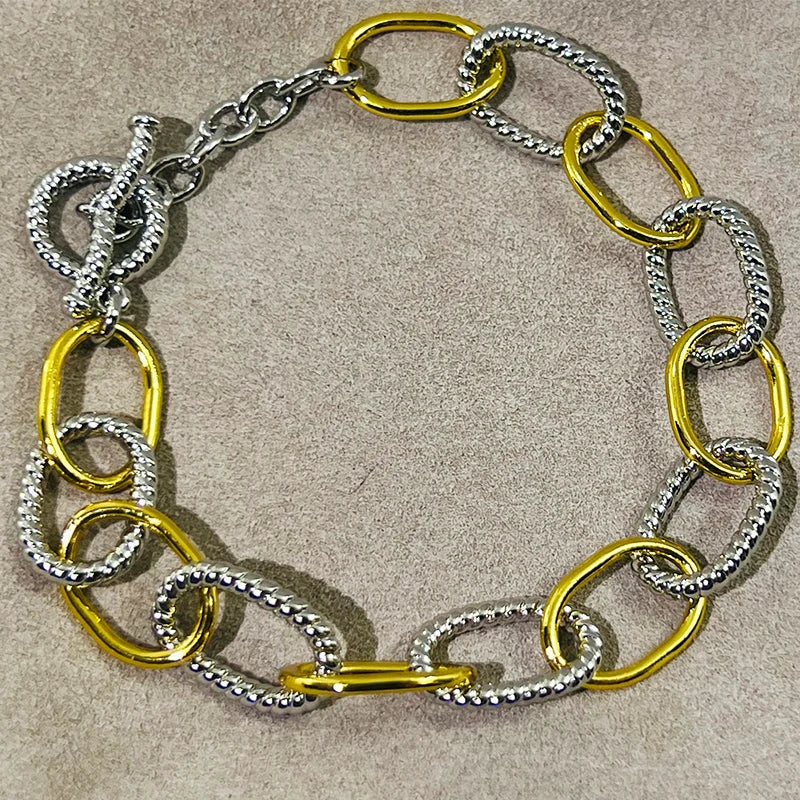 Sapphire 18K Link Bracelet