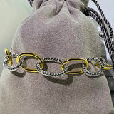 Sapphire 18K Link Bracelet