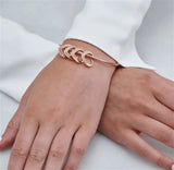 Personalized Hearts Bangle Stainless Steel Bracelet