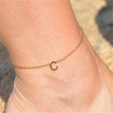 Personalised Stainless Steel Anklets for Friendship Family Women Jewelry Gift