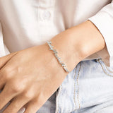Personalised Names Bracelet Stainless Steel Charm Jewelry Gift