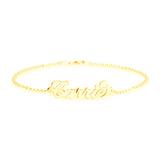Personalised Names Bracelet Stainless Steel Charm Jewelry Gift