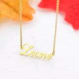 Kids Nameplate Choker Necklaces Stainless Steel Necklace