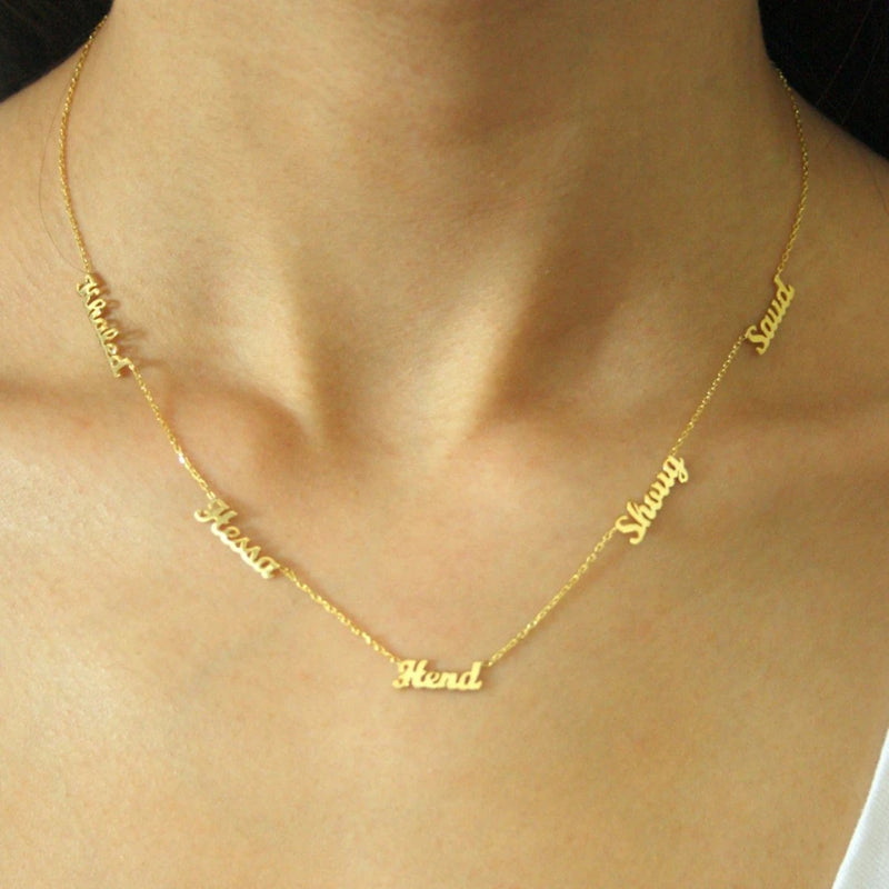 Personalized Family Members Name Necklace