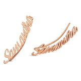 Personalized Name Earrings Stainless Steel Stud Letter Earring
