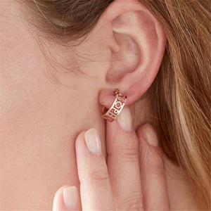 Personalized Name Earrings Stainless Steel Stud Letter Earring