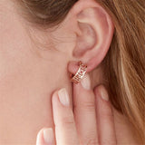 Personalized Name Earrings Stainless Steel Stud Letter Earring