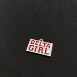 10Pcs Greek Sorority Enamel Letter Charm Pendant Jewelry
