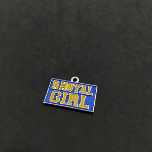 10Pcs Greek Sorority Enamel Letter Charm Pendant Jewelry