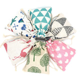 10x14cm Drawstring Bags Jewelry Soap Pouch Linen Cotton Bag 10pcs/lot