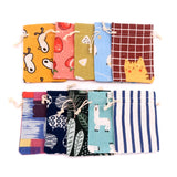 10x14cm Drawstring Bags Jewelry Soap Pouch Linen Cotton Bag 10pcs/lot
