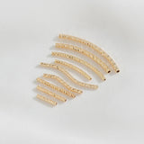 14K Wrapped Faceted Threaded Elbow Straight Pipe Bracelet
